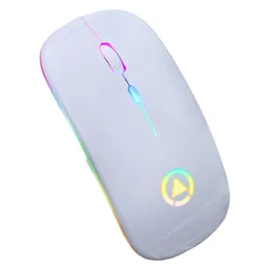 ماوس بی‌سیم مدل A2RGB با حسگر اپتیکال، دارای 4 کلید، دارای نورپردازی RGB و کلیک بی‌صدا، رابط دانگل USB، باتری لیتیوم-پلیمری، دقت 1600 DPI، فرکانس 2.4 گیگاهرتز - کالای دیجیتال