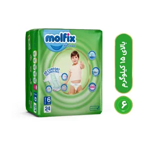 پوشک کودک مولفیکس مدل چسبی سایز 6 بسته 24 عددی - اسباب بازی، کودک و نوزاد