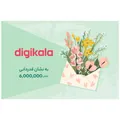 کارت هدیه دیجی کالا به ارزش 6,000,000 تومان طرح سرور - به نشان قدردانی - کارت هدیه