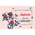 کارت هدیه دیجی کالا به ارزش 1.500.000 تومان طرح یلدا مبارک - کارت هدیه