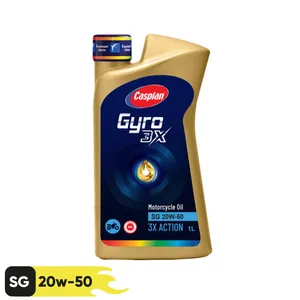 روغن موتورسیکلت کاسپین مدل SG-20W-50 حجم 1 لیتر - خودرو و موتورسیکلت