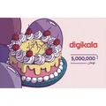 کارت هدیه دیجی کالا به ارزش 5.000.000 تومان طرح تولد - کارت هدیه