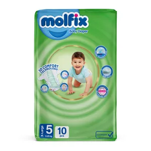 پوشک مولفیکس مدل New Diaper سایز 5 بسته 10 عددی - اسباب بازی، کودک و نوزاد