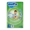 پوشک مولفیکس مدل New Diaper سایز 5 بسته 10 عددی - اسباب بازی، کودک و نوزاد