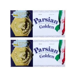 سکه طلا گرمی 18 عیار مدل پارسیان k100 مجموعه 2 عددی - طلا و نقره