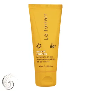 کرم ضد آفتاب بی‌رنگ لافارر، SPF 50، مناسب پوست خشک و معمولی و حجم 40 میلی‌لیتر، محافظت‌کننده در برابر اشعه UVA و UVB با PA+++، ضد لک با ماندگاری 2 ساعته - زیبایی و سلامت