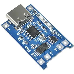 ماژول شارژ باتری لیتیومی مدل TP-4056TYPEC - ابزار آلات و تجهیزات
