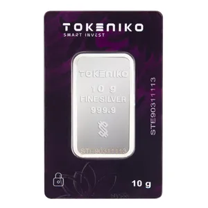 شمش نقره توکنیکو مدل STE-10 - طلا و نقره